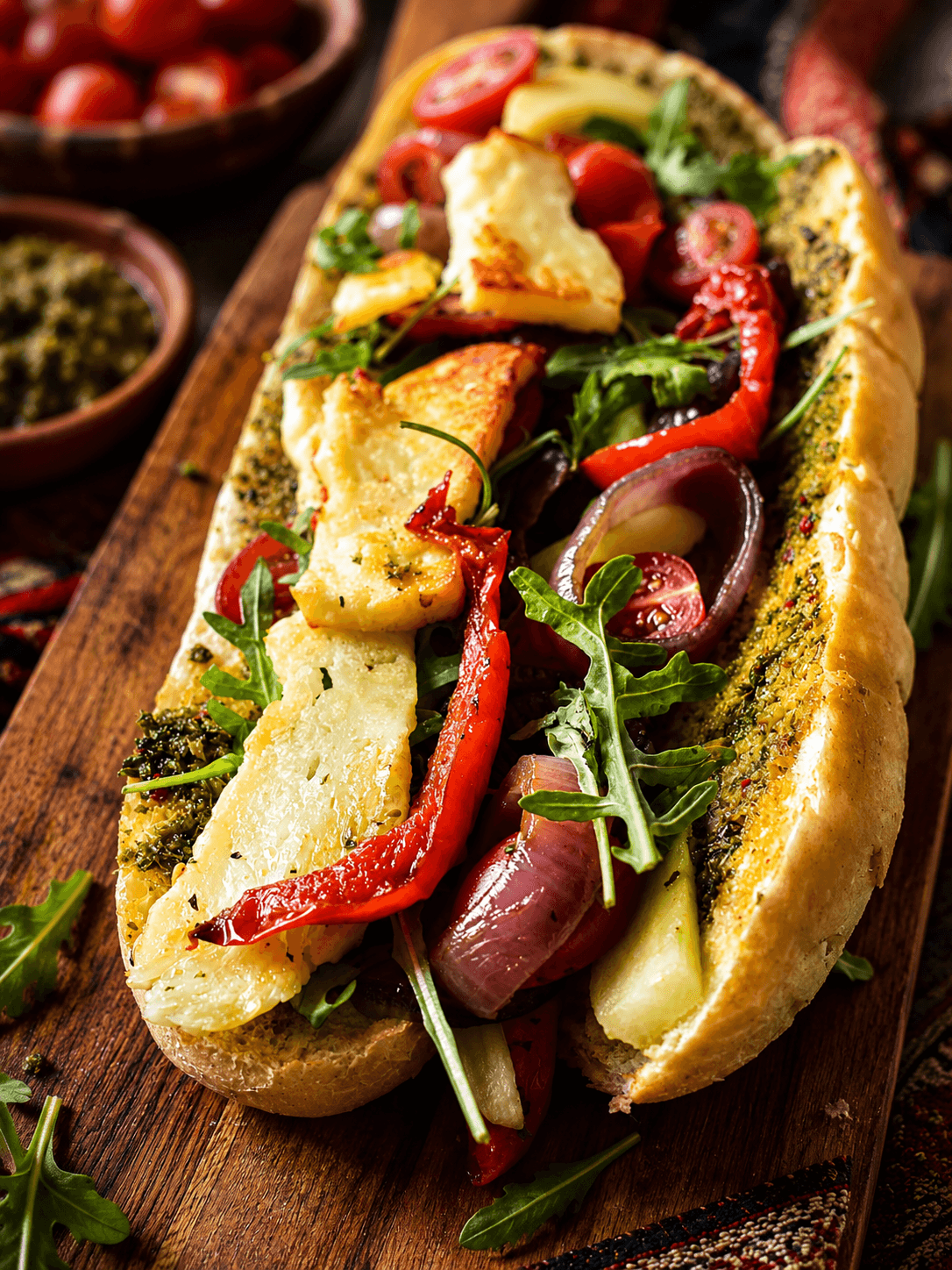 Bread with Vegetables